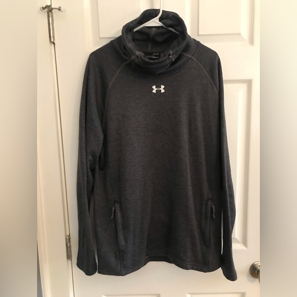 Under Armour Men's Dark Gray Pullover Hoodie Sweatshirt